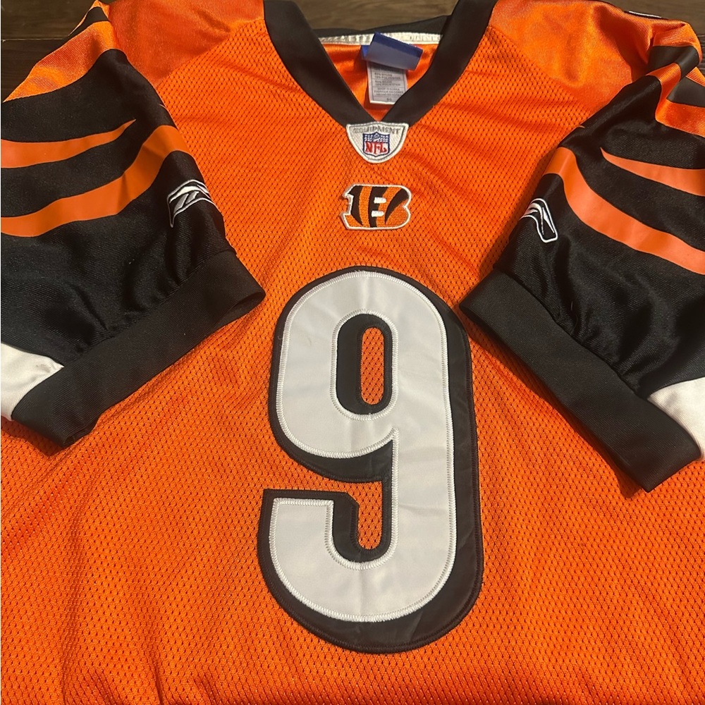 Reebok Orange and Black Men's Jersey